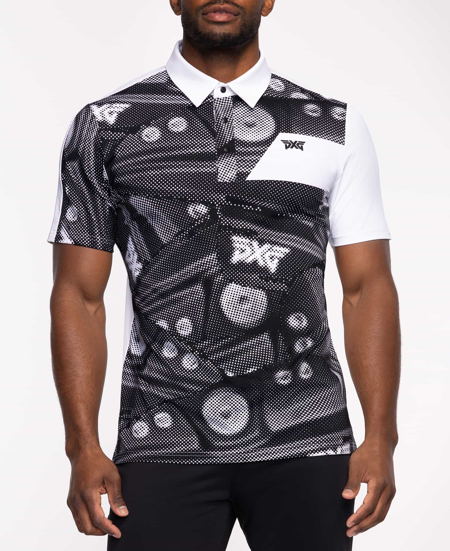 Athletic Fit Iron Print Polo